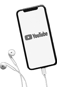 Riga, Latvia - March 25, 2018: Latest generation iPhone X with YouTube logo on the screen 