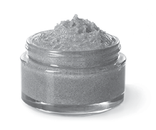 Body scrub of ground coffee and sugar in jar on white isolated background. Homemade cosmetic for peeling and spa care.