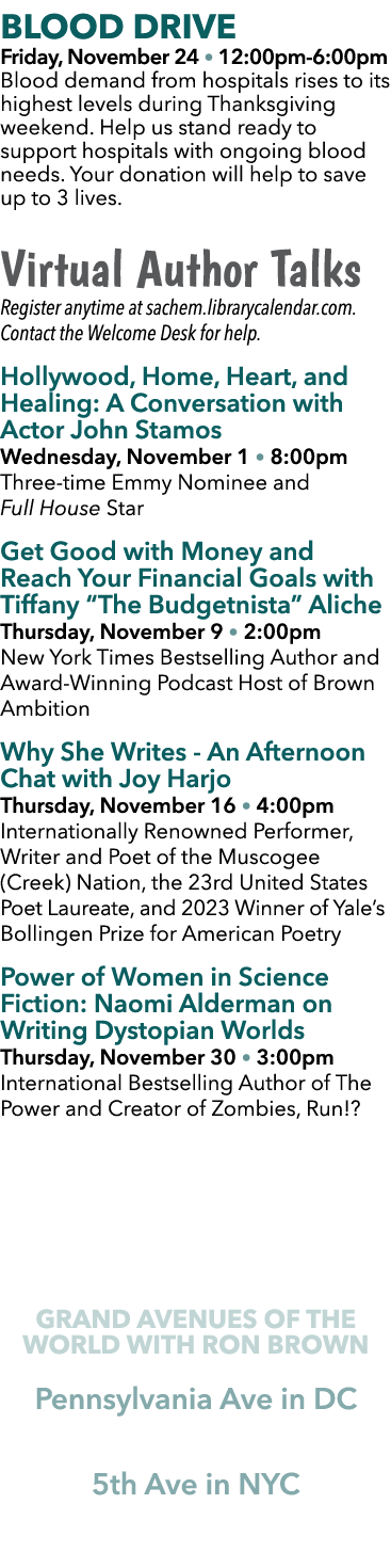 Blood Drive Friday, November 24 • 12:00pm 6:00pm Blood demand from hospitals rises to its highest levels during Thank...
