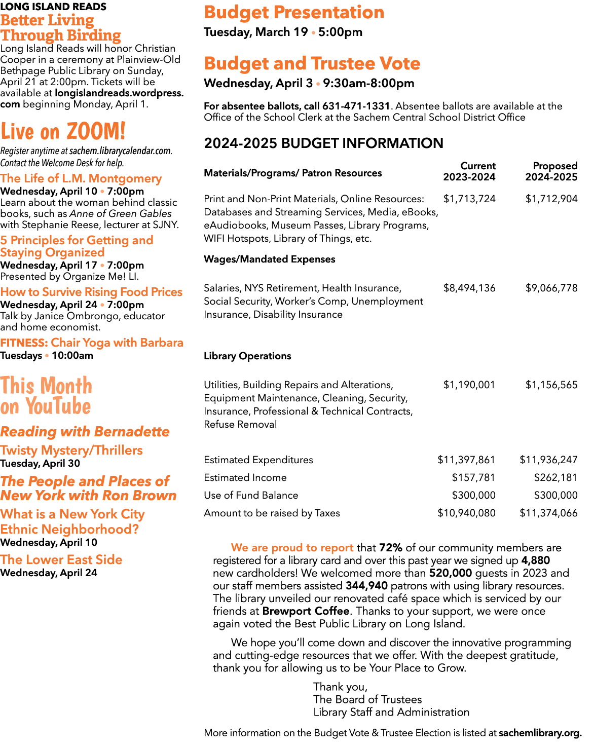 Long Island Reads Better Living Through Birding Long Island Reads will honor Christian Cooper in a ceremony at Plainv...