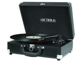 Portable Suitcase Record Player
