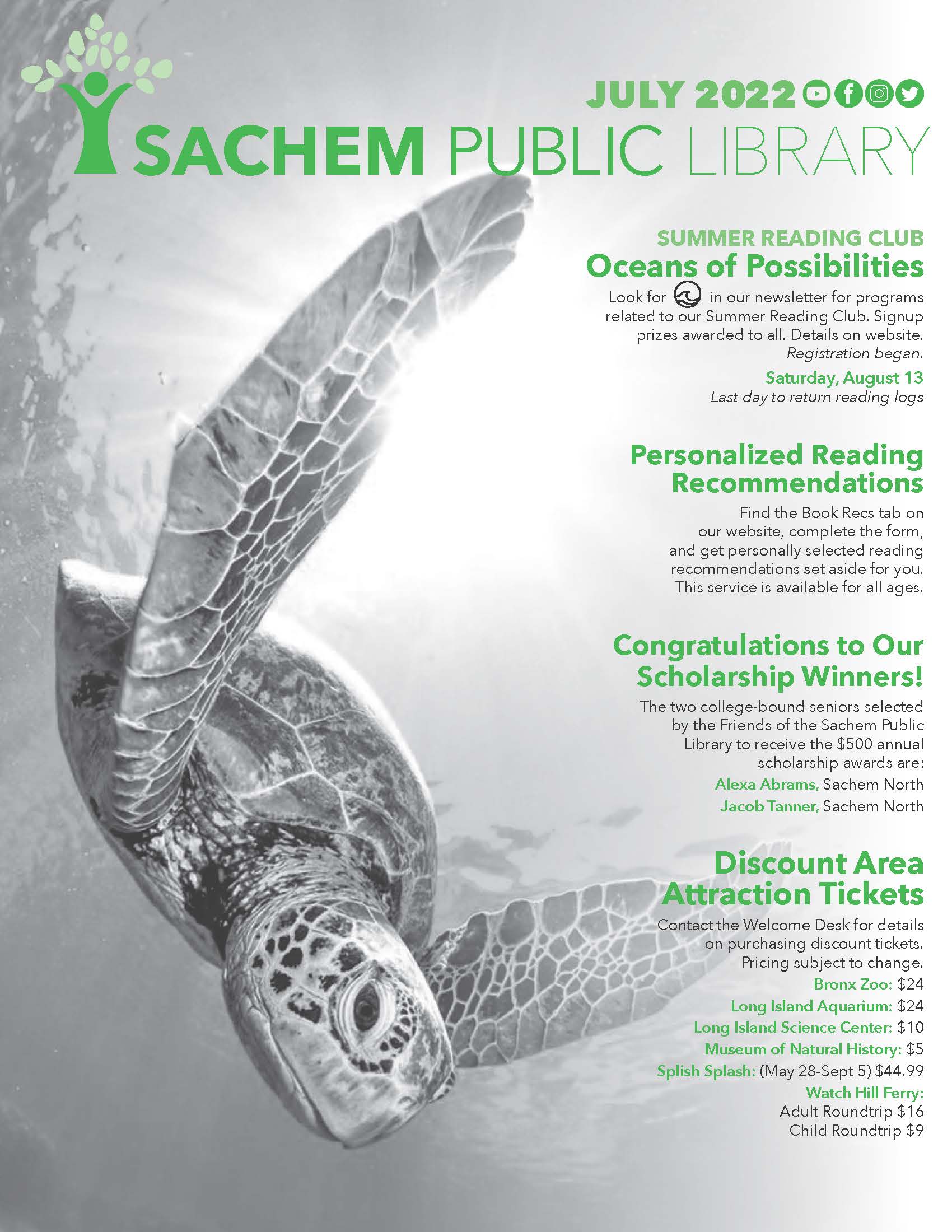 July 2022 Sachem Public Library
