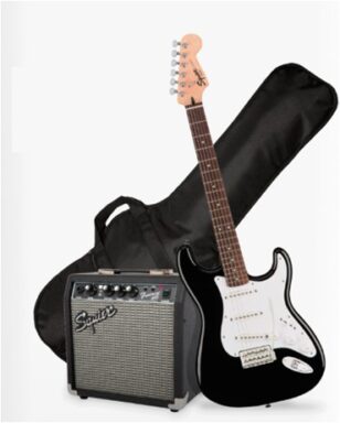Electric Guitar with case and amp