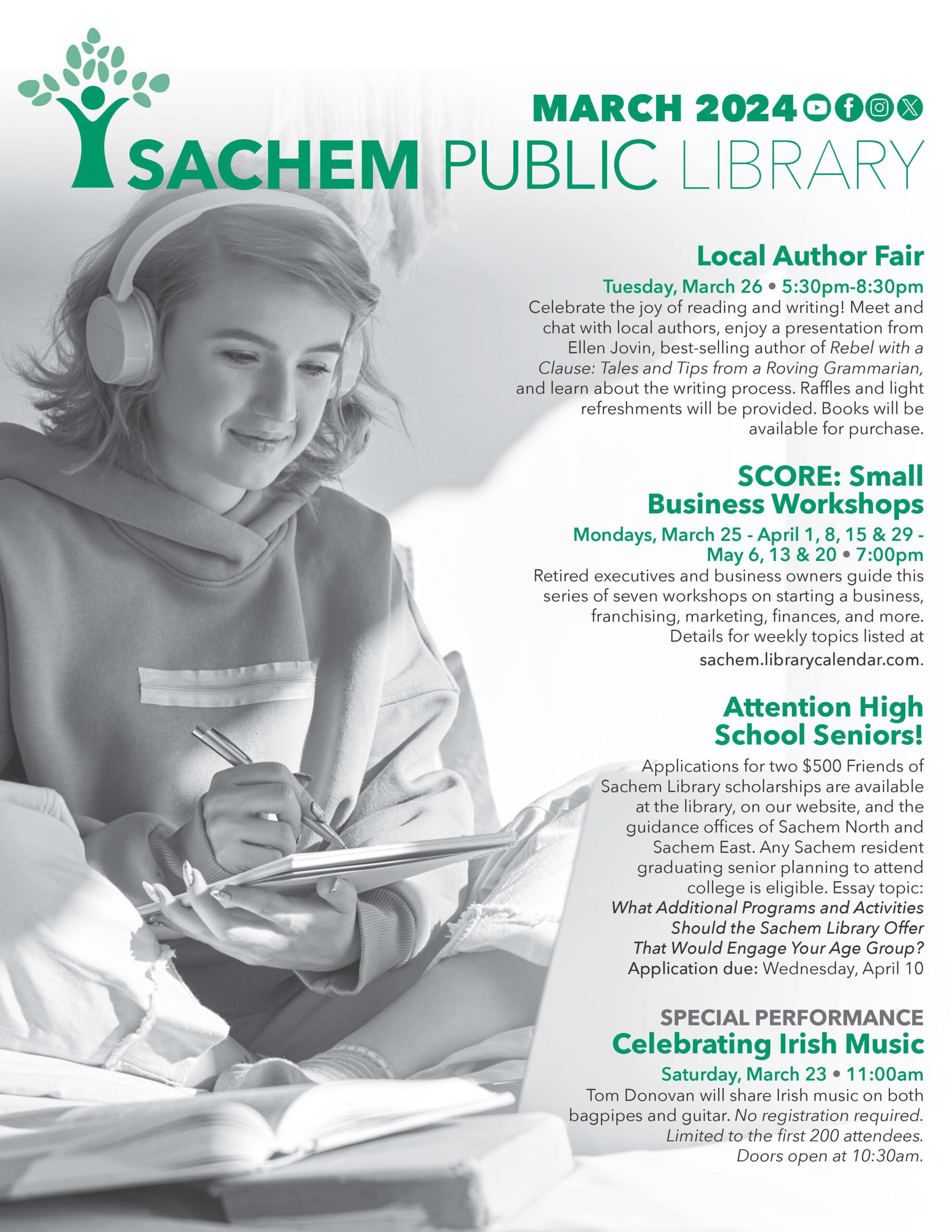 March 2024 Sachem Public Library