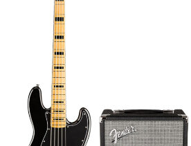 5 string bass and amp
