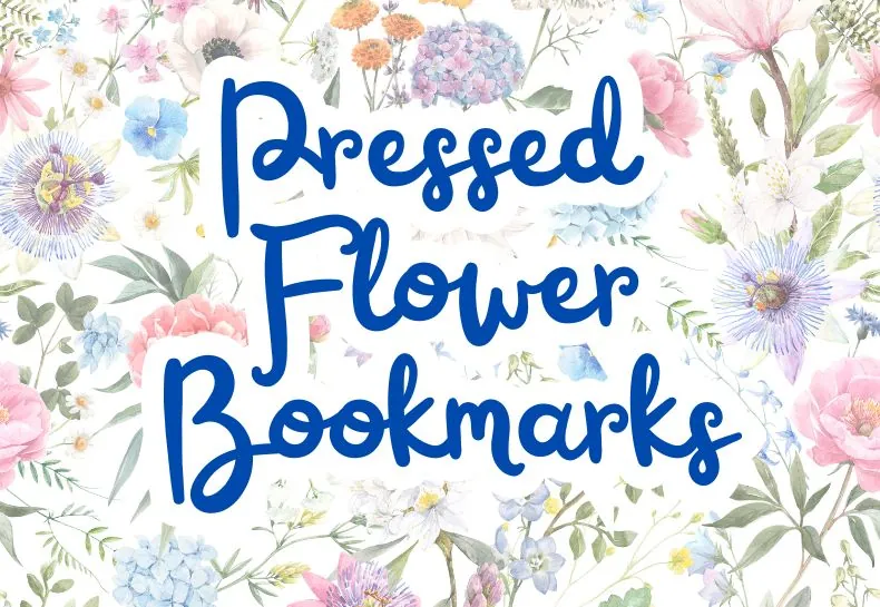 Pressed Flower Bookmarks
