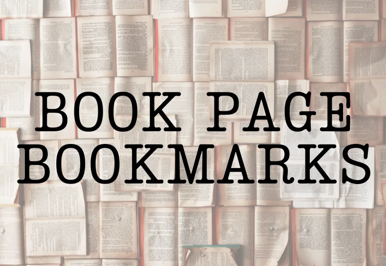 Book Page Bookmarks