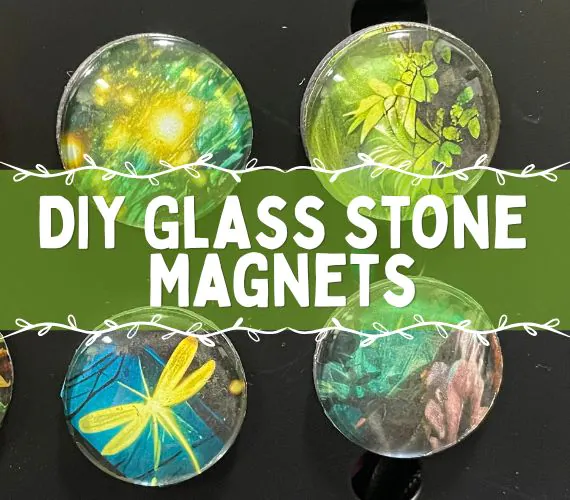 DIY Glass Stone Magnets Video Link